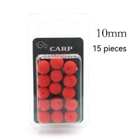 Super Large Buoyancy Fishing Beads Carp Fishing Foam Float Reverse Bottom Lure White Amur Black Carp European Style (Option: Red 10mm)