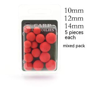 Super Large Buoyancy Fishing Beads Carp Fishing Foam Float Reverse Bottom Lure White Amur Black Carp European Style (Option: Large, Medium And Small Red)