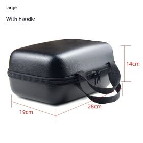 Fishing Wheel Storage Bag Spinning Reel (Option: Black-Large Size 19x28x14cm)