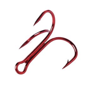 Treble Hook Anchor Hook Big Anchor Hook Barbed Fishhook (Option: Red-Specification 2)